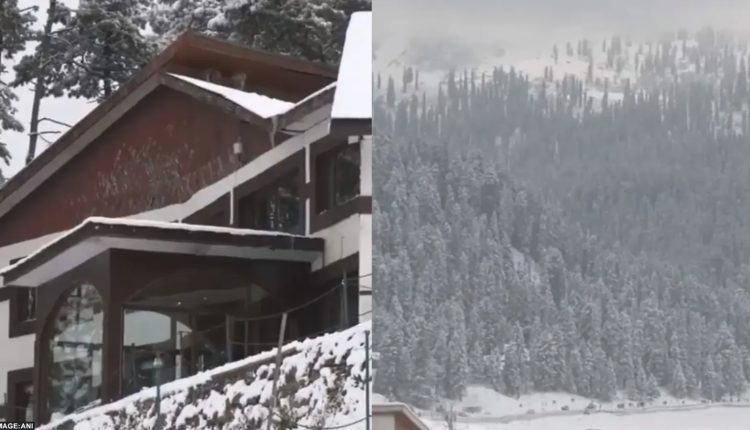 Jammu and Kashmir: बर्फ की सफेद चादर में लिपटा गुलमर्ग, टूरिस्ट की पहली पसंद बनी