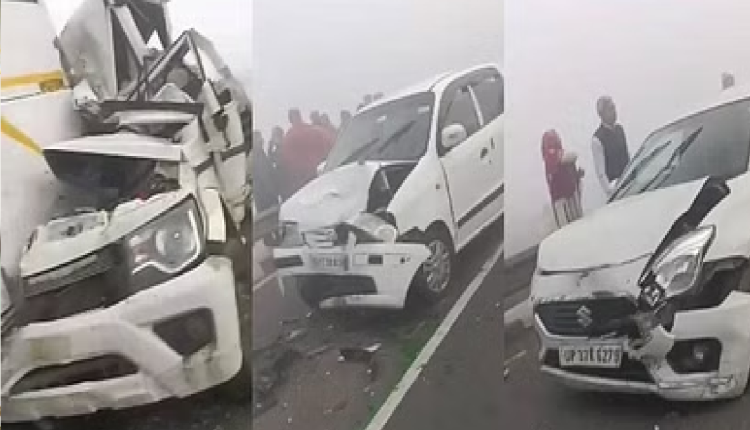 Greater Noida: एक के बाद एक 12 गाड़ियों की हो गई टक्कर, यमुना एक्सप्रेसवे पर कोहरे की वजह से हादसा