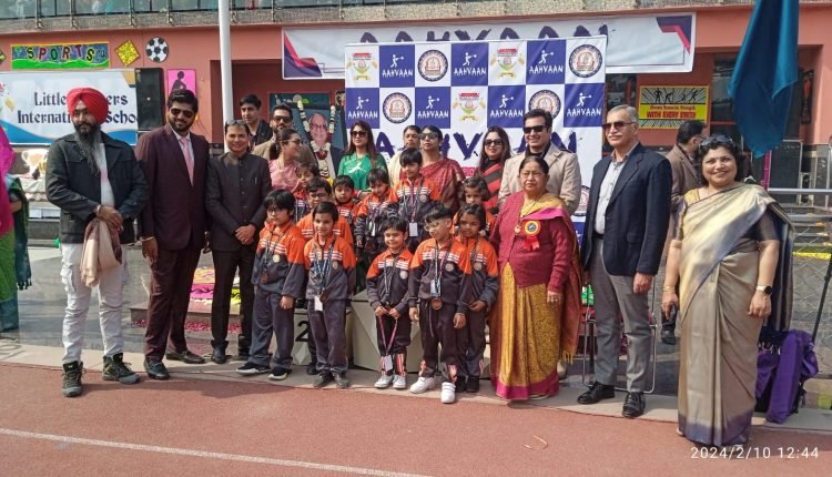 Little Flowers Group of School खेल महोत्सव छत्रसाल स्टेडियम में बड़े धूमधाम से मनाया गया
