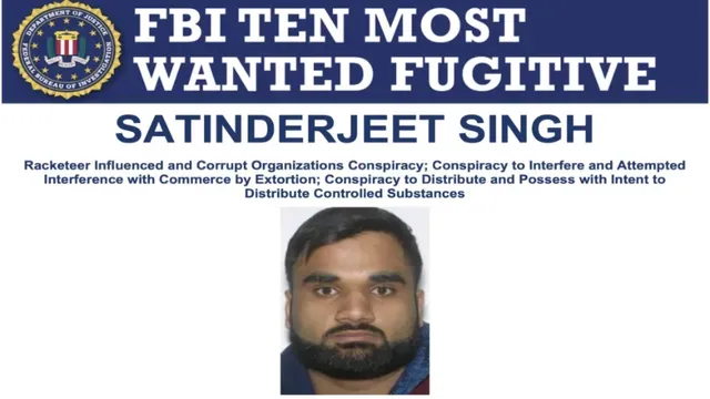 Goldy Brar, FBI Most Wanted, FBI Ten Most Wanted, Lawrence Bishnoi Gang, US Crime