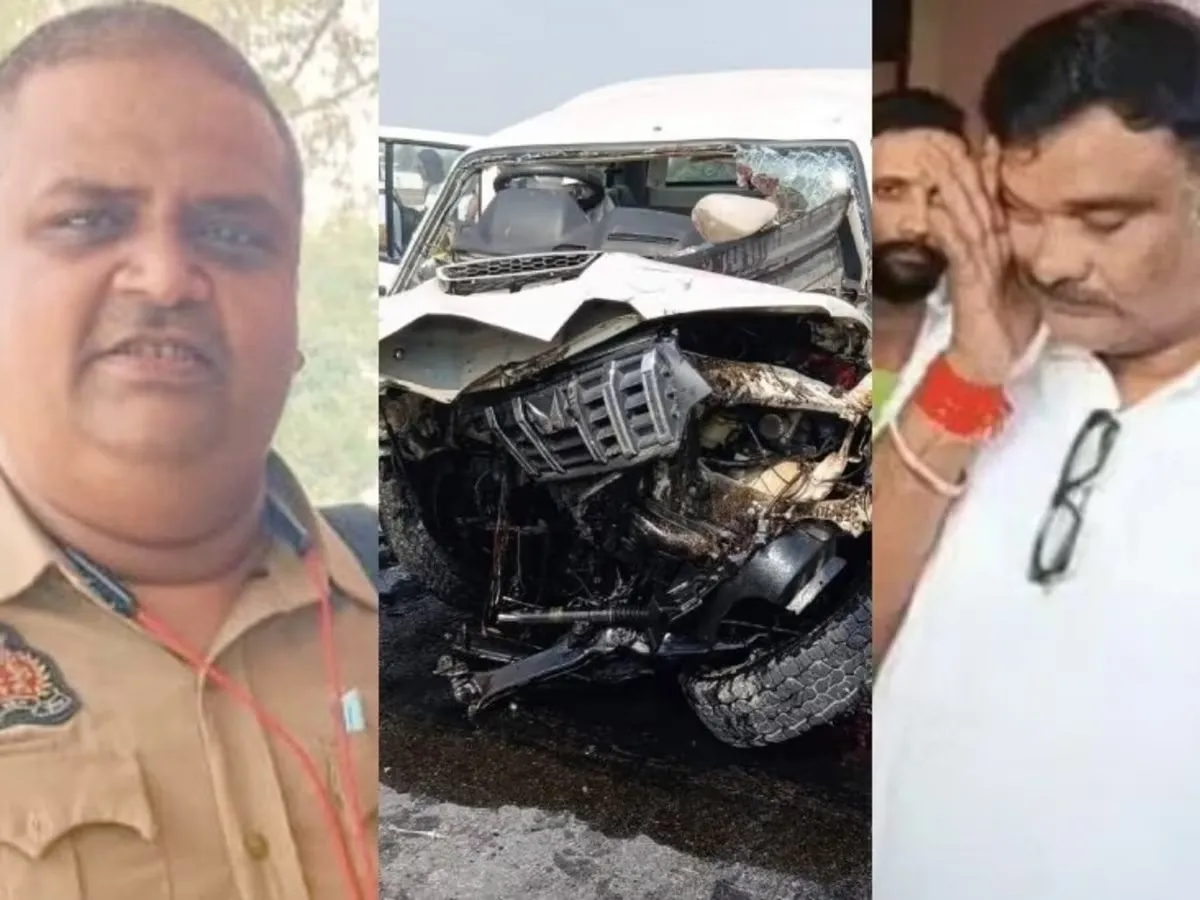 Kannauj Road Accident, Subrat Pathak Convoy, Head Constable Abhishek Tripathi, Agra Lucknow Expressway, UP Police Accident